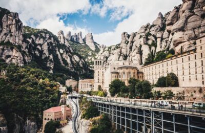 Barcelona Montserrat Cog-Wheel Tour - View of Scenic Landscape