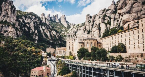 Barcelona Montserrat Cog-Wheel Tour - View of Scenic Landscape